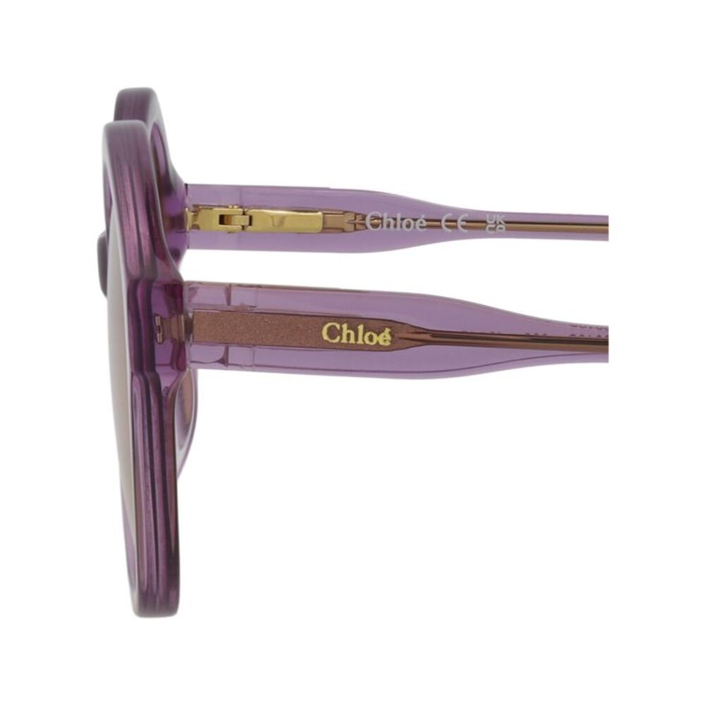 Chloé Round-Frame Acetate Sunglasses Purple Unisex-Child - Picture 4 of 6